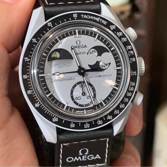 Omega Speedmaster MoonSwatch - Black and Gray main image 4